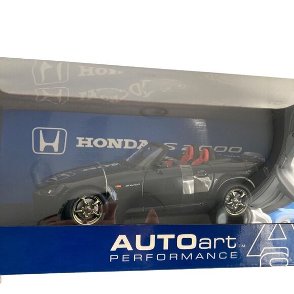 Autoart Honda S2000 Diecast Car American Version #73206 LHD Black 1/18 NEW! - Picture 3 of 6